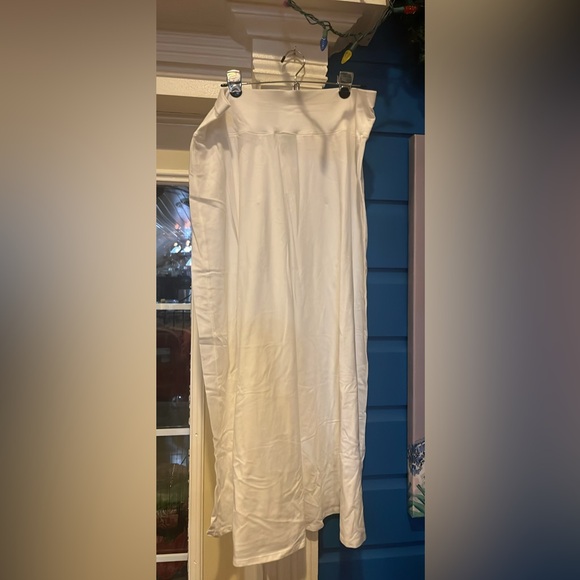 NWT Lane Bryant Sz 14/16 White Maxi Skirt - Picture 5 of 8